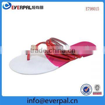 Newest crystal lady pvc china flipper slipper