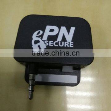 3.5mm Audio Jack Encrypted Mobile Magnetic Card Reader for Android Iphone Ipad Windows Mobile Phone photo-3