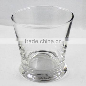 Hottest heat resistant clear drinking double wall glass cup