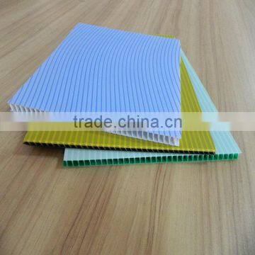 Wholesale White 8mm Thickness Plastic Corrugated Board Plastic Board Aluminum Hollow Profile photo-2