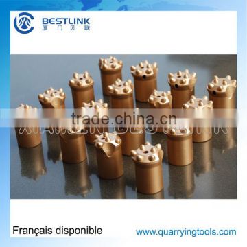 Stone Button bits for rock drilling