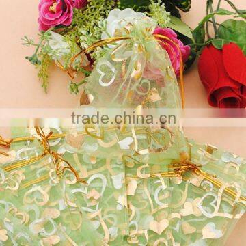 17*23cm 100pcs Wholesale Star Moon Pattern Jewelry Packing Drawable Organza Bags Favor Wedding Gift Pouches photo-4