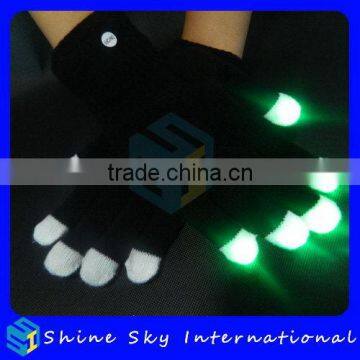 Durable Antique Fiber Optic Led Gloves