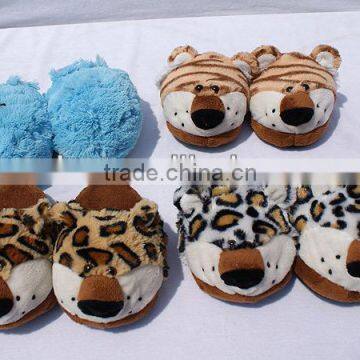 Cute animal plush slippers