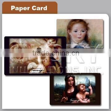 Paper Card With Art Image