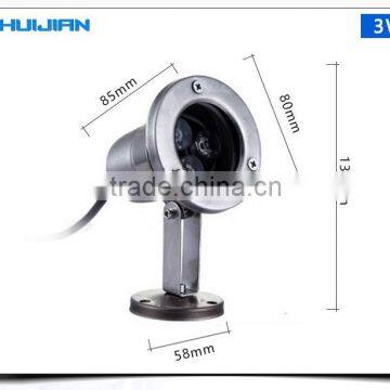 ip68LED Pool lamp spa/pond/fountain RGB 3W Led underwater light