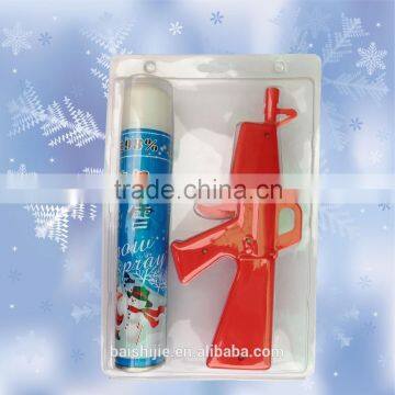 snow spray with gun