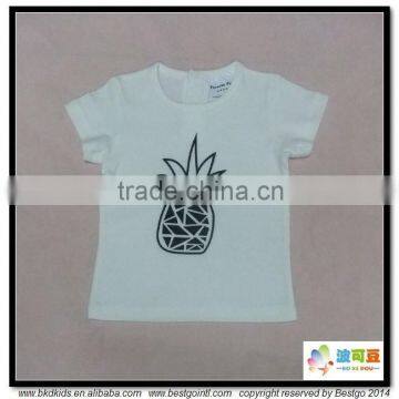 BKD GOTS organic cotton pineapple printed little boy tshirts