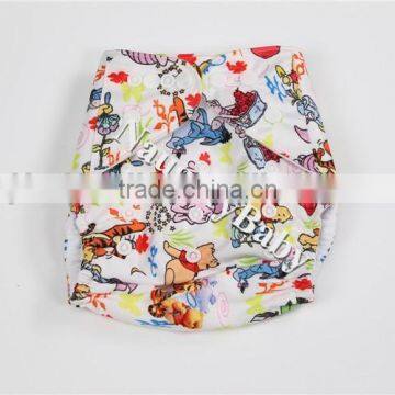 Animal Printed Baby Pocket Cloth Diaper Nappies photo-5