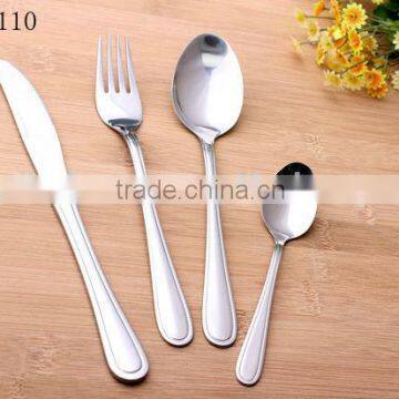 2014 Stainless Steel Cutlery Set - Table Knife Fork Teaspoon