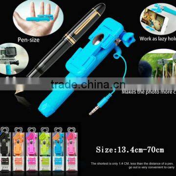 2015 Fashion Mini Monopod,Cable Selfie Stick Monopod, for Christmas Gift photo-6
