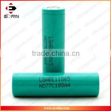 China suppier ICR 18650E1 12wh 3200mAh 3.7v rechargable li-ion battery