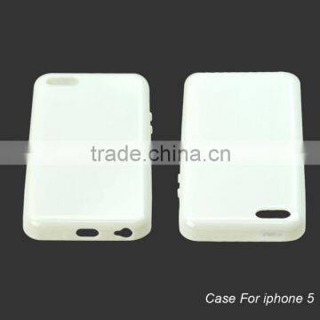 Guangzhou manufacturers soft tpu protect shell case cover for apple iphone 5