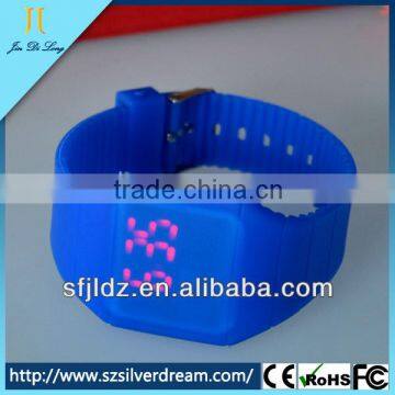 New Classic Colorful Silicone LED Digital Hand Touch Screen Watch