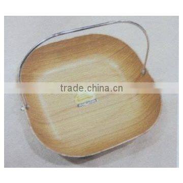 Fruit Basket, Handle Basket, Wooden Fruit Basket, Basket, Non-slip Design, Rectangular Fruit Basket