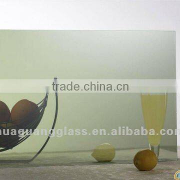 5mm light green reflective glass