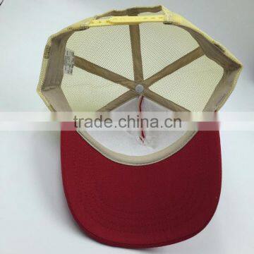 Cutomized Fashion Rubber Print 5 Panel Trucker Mesh Cap photo-5