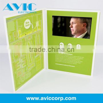 4.3 inch video brochure for event invitation