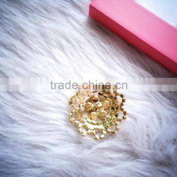 Popular High Quality Round Flower Rhinestone Button for Garment Accessories photo-2