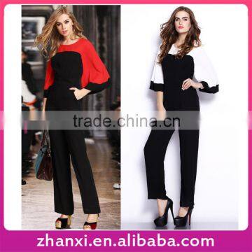 Wholesale girl cape sleeve custom overalls for women onesie adult jumpsuits