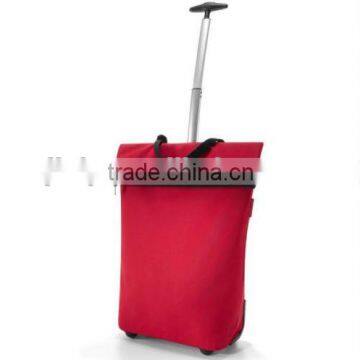 Promotion Hot sell fashion Trolley Shopping Bag with wheeled