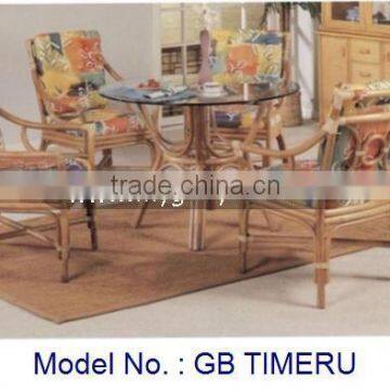 antique home furniture dining set, rattan indoor set