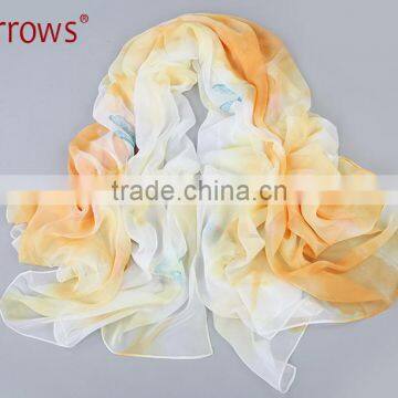 Pink Rose Silk Twill Scarves Print Women Scarf Handmade Wrap Shawl Chiffon Large Cheap Price photo-2
