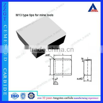 M13 type cemented carbide coal mining bit for mine tools coal drill bits