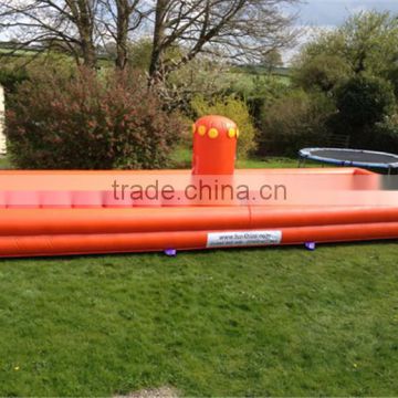 Inflatable bungee eliminator run back to back Bungee run for adults