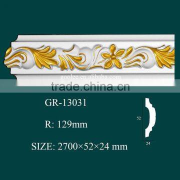 Modern Design Decorative PU Carving Cornice Moulding