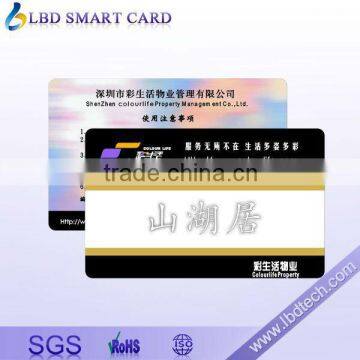 Cheap price I code 2 smart card with magnetic stripe