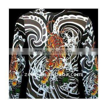 Tattoo clothes "Tiger Japanese Irezumi Tattoo" - Long Sleeve - Large