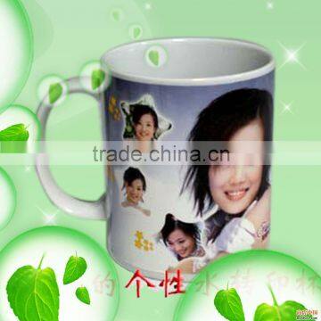 Vivid photos on mugs from inkjet water transfer paper