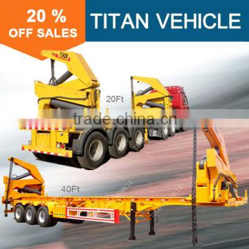 TITAN Low prices 37 ton 20 feet 40ft Container Side Lifter for sale