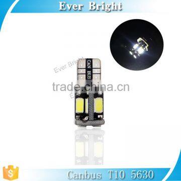 CE,ROSH Car Auto LED T10 194 W5W Canbus 10smd 5630 5730 LED Light Bulb ,led smd t10 canbus