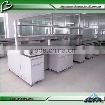 Private Customized Used Electronic Lab Island Bench with Drawers