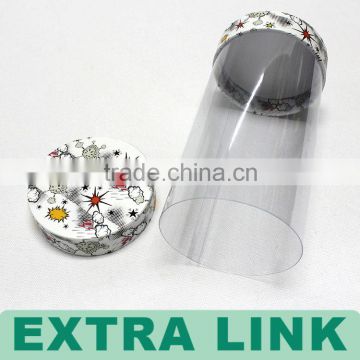 2016 Professional customized small plastic round tube box