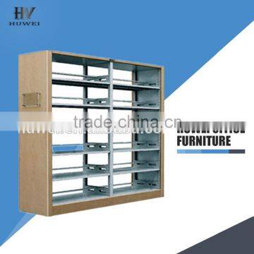 Double Side Bookshelf Steel School Library Furniture For Sale