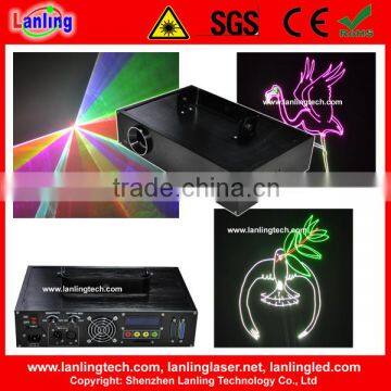 RGB Sd card text logo advertising laser light projector