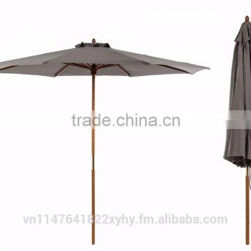 WOODEN UMBRELLA -WITHOUT BASE -OUTDOOR GARDEN