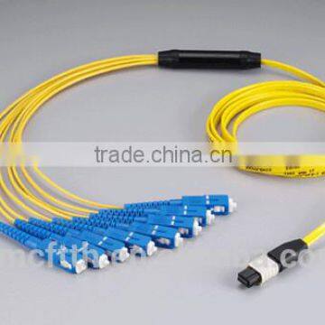 8 core Breakout MPO-SC fiber optic patch cord