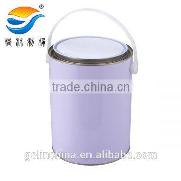 5L round metal pail for paint, container for paint