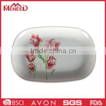 New arrival SGS pass high quality plastic breakfast plate