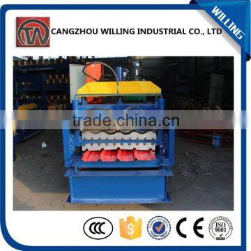 Iron Roofing sheet double layer glazed tile roll foming machine hot sale in China