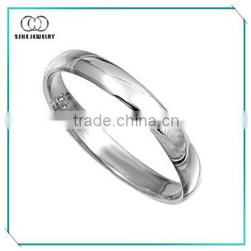 High Quality Classic cheap plain silver band rings