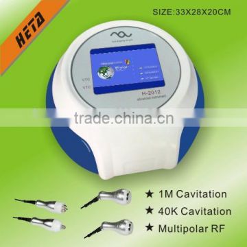 Heta H-2012A Both beauty salon and home Use Multipolar RF fat cavitation ultrasonic Cellulite Reduction fat removal machine