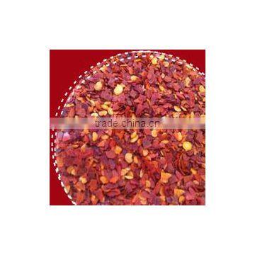 dry red hot chilli pepper flakes 2014 crop