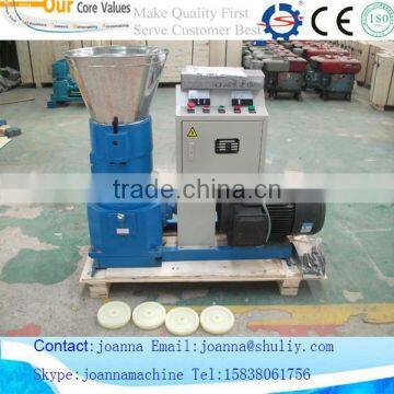 Small flat die animal feed pellet machine / animal feed pellet mill / pellet machine for animal feed