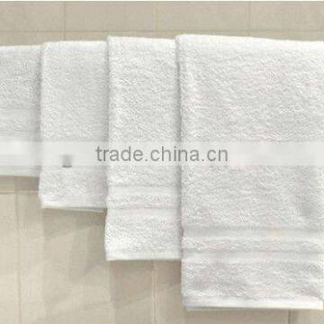 NEW bright white hotel bath towel set 100% cotton high quality good for hotel