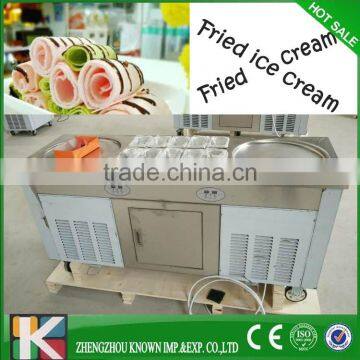 Popular US and Southeast Asia fry ice cream machine price/fried ice cream
